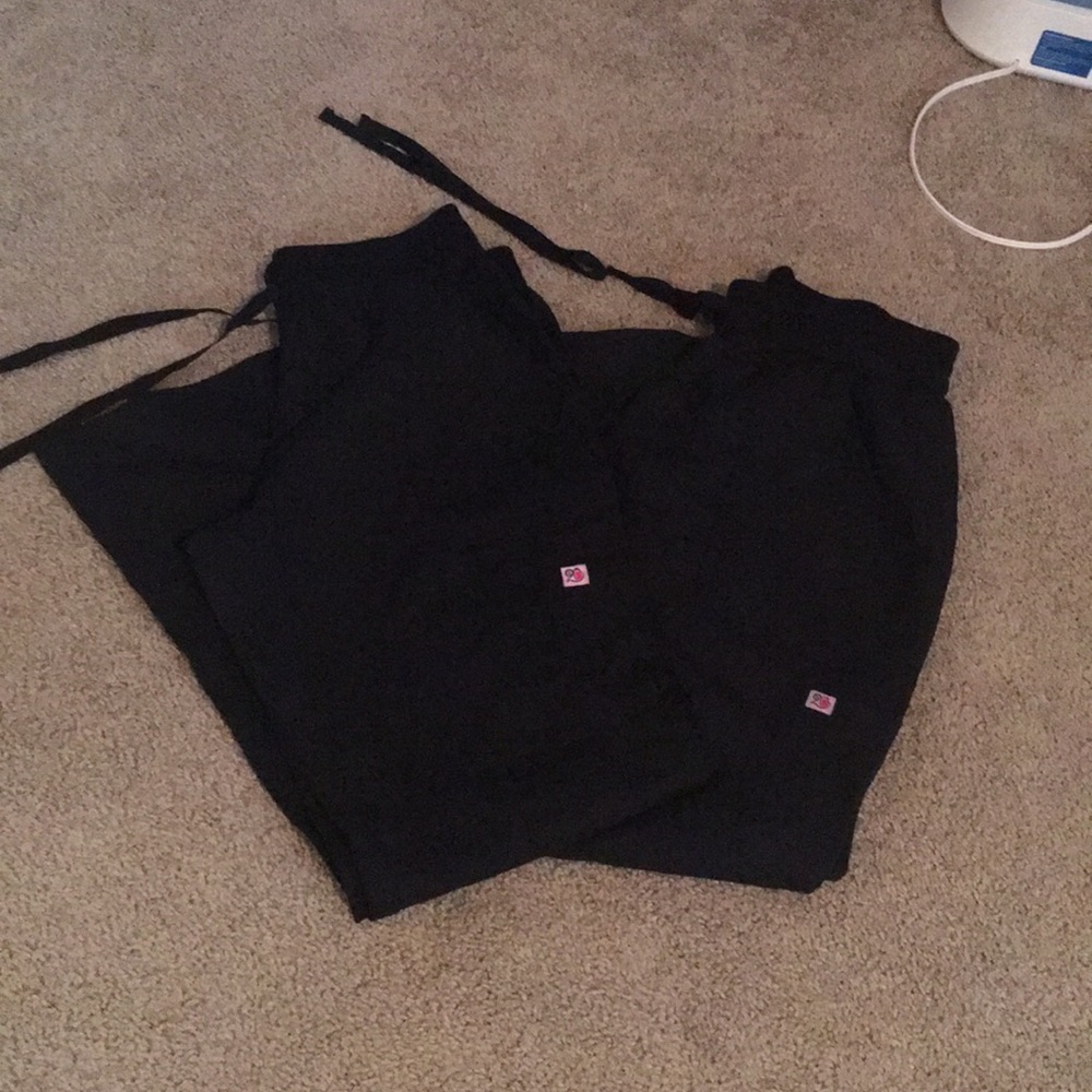 2 scrub pants